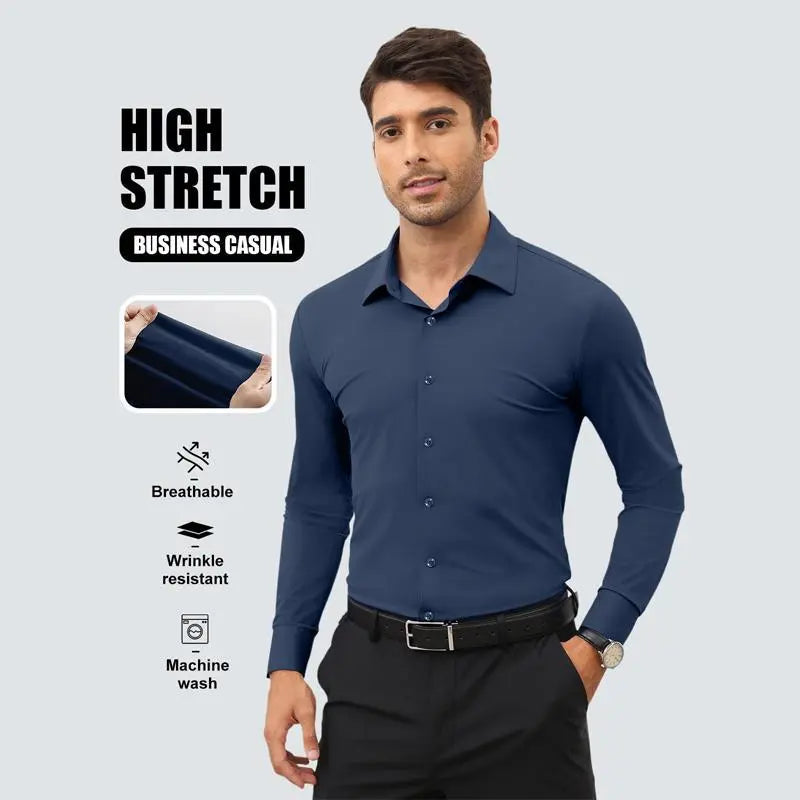 Everyday Stretch Dress Shirt – Glacier Spur