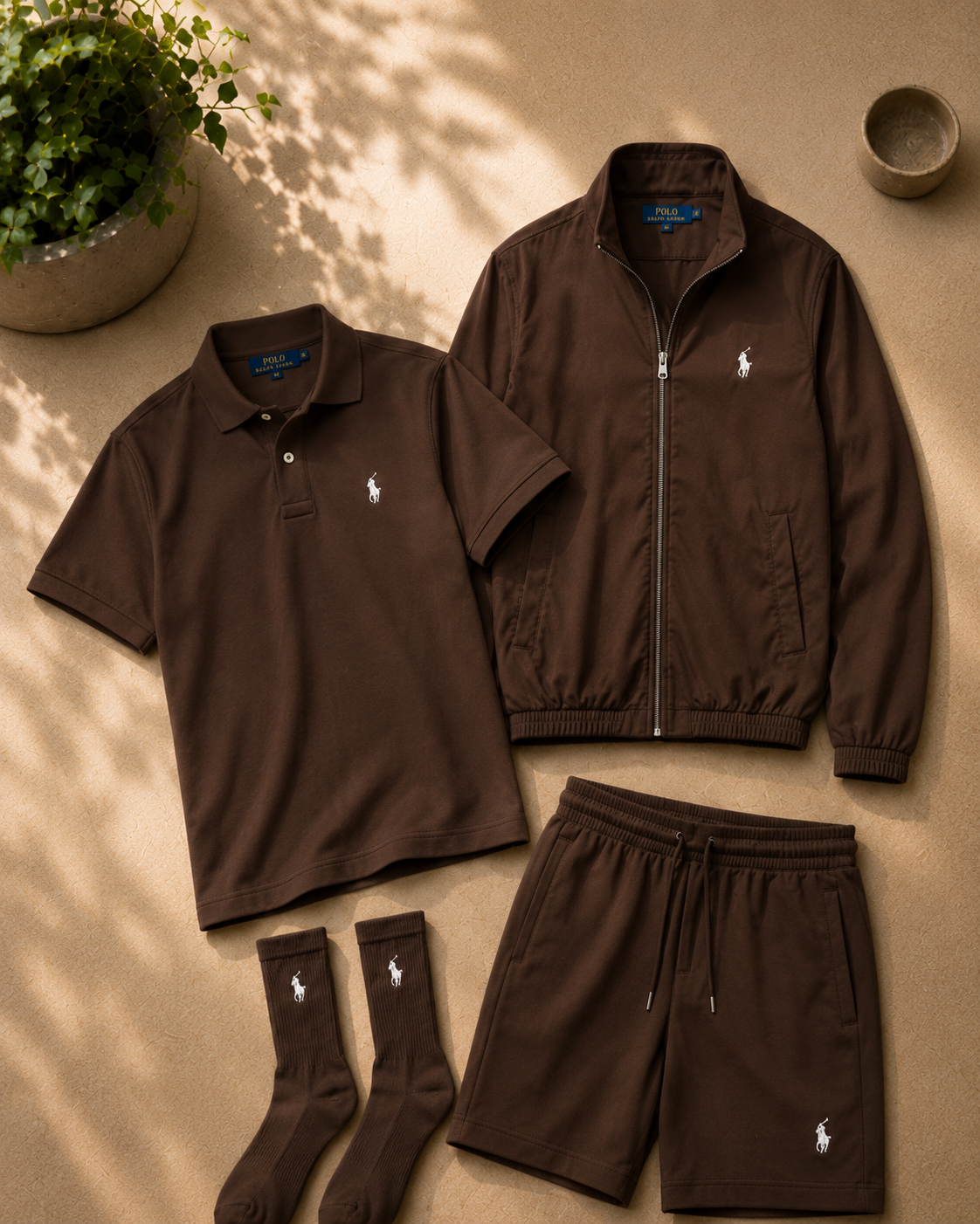 Men’s All‑Day 3‑Piece Lifestyle Set | Free Socks Gift