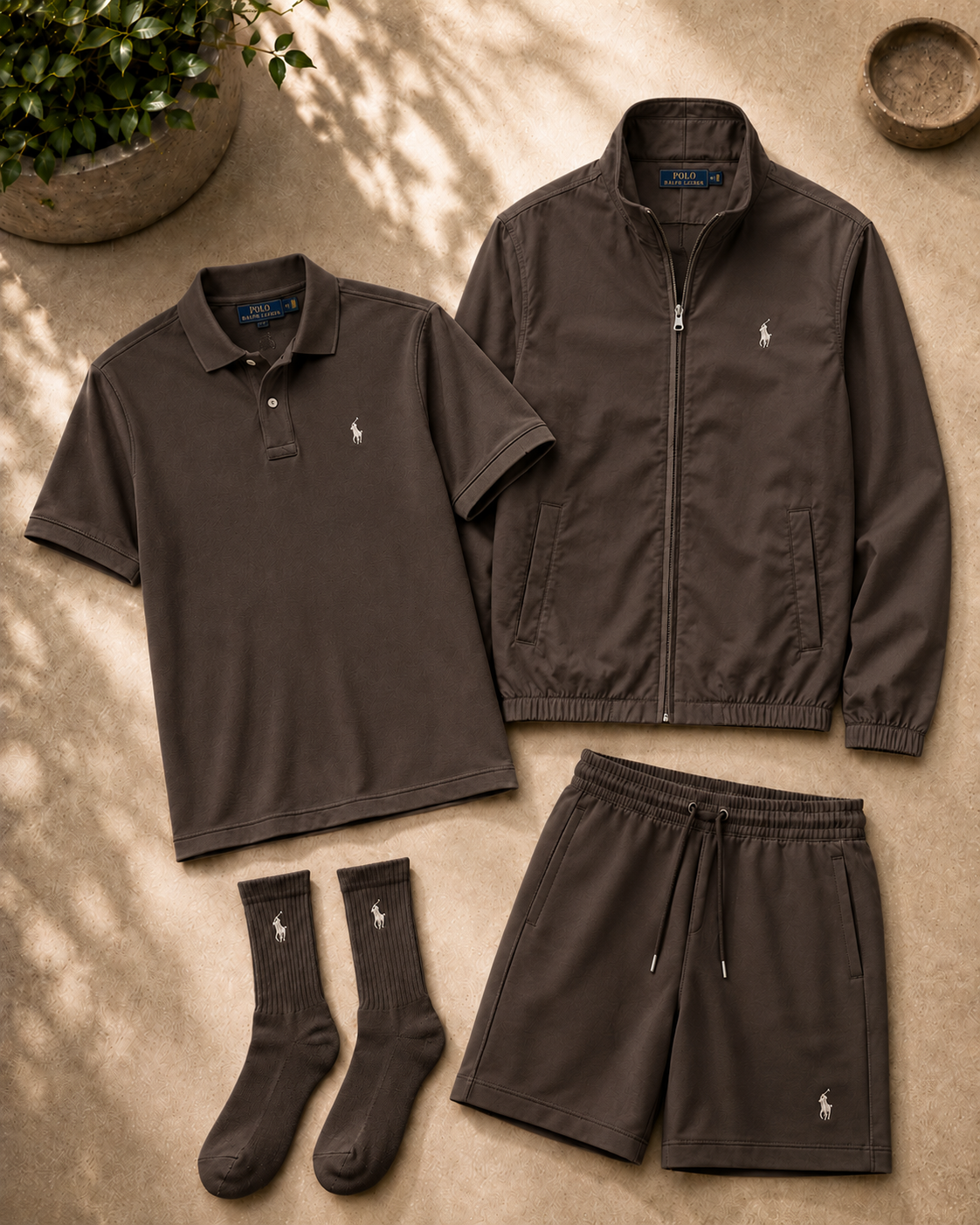 Men’s All‑Day 3‑Piece Lifestyle Set | Free Socks Gift