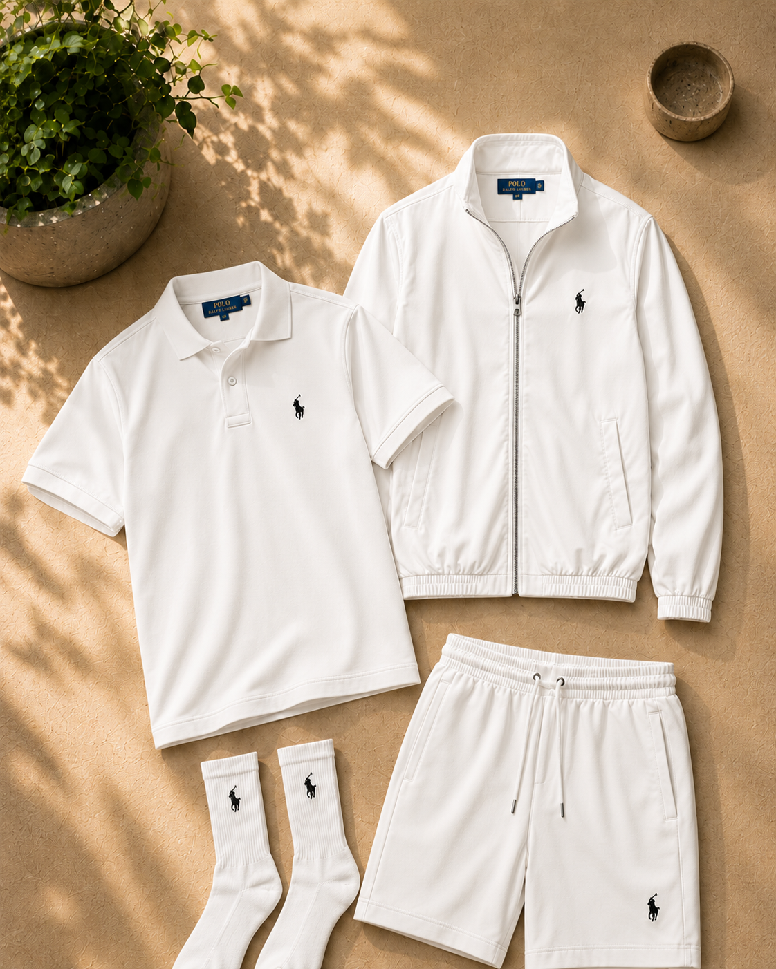 Men’s All‑Day 3‑Piece Lifestyle Set | Free Socks Gift