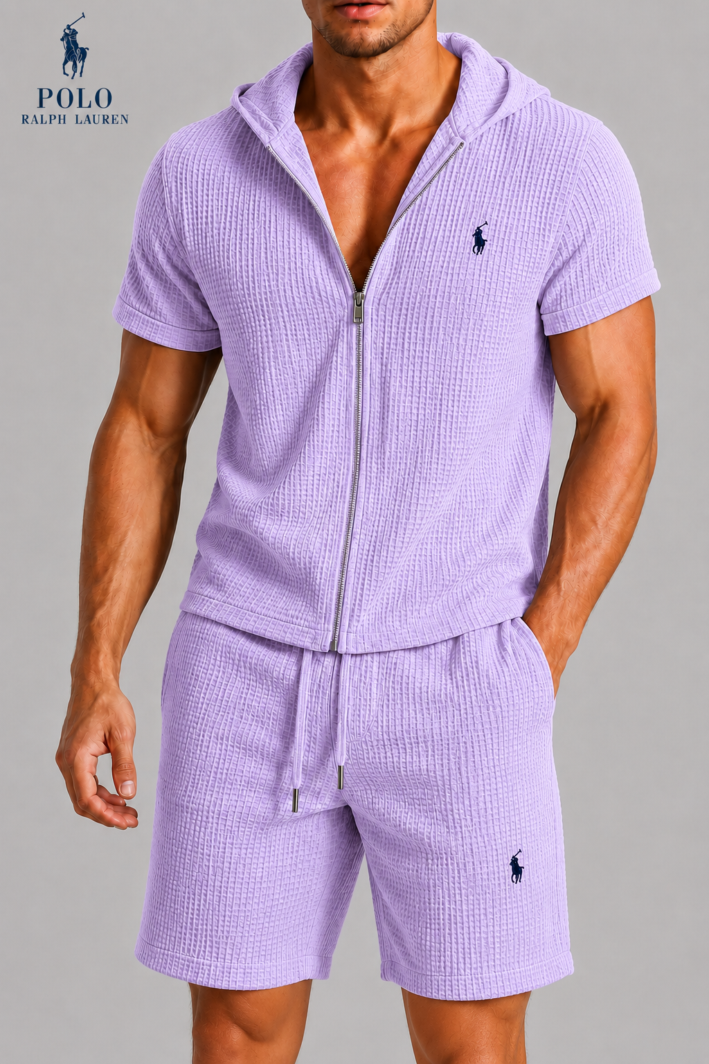 High-quality and comfortable polo shirt set