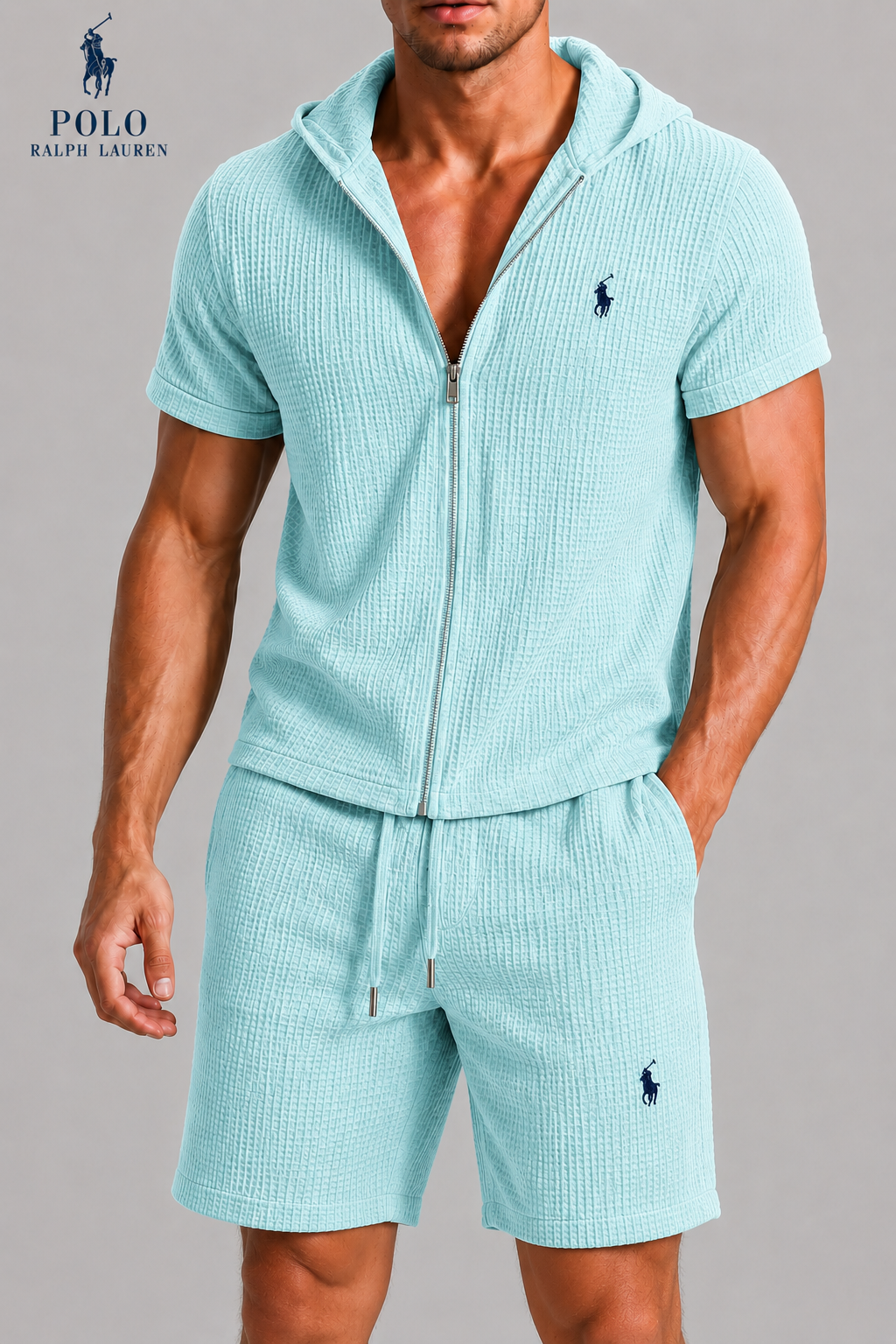 High-quality and comfortable polo shirt set