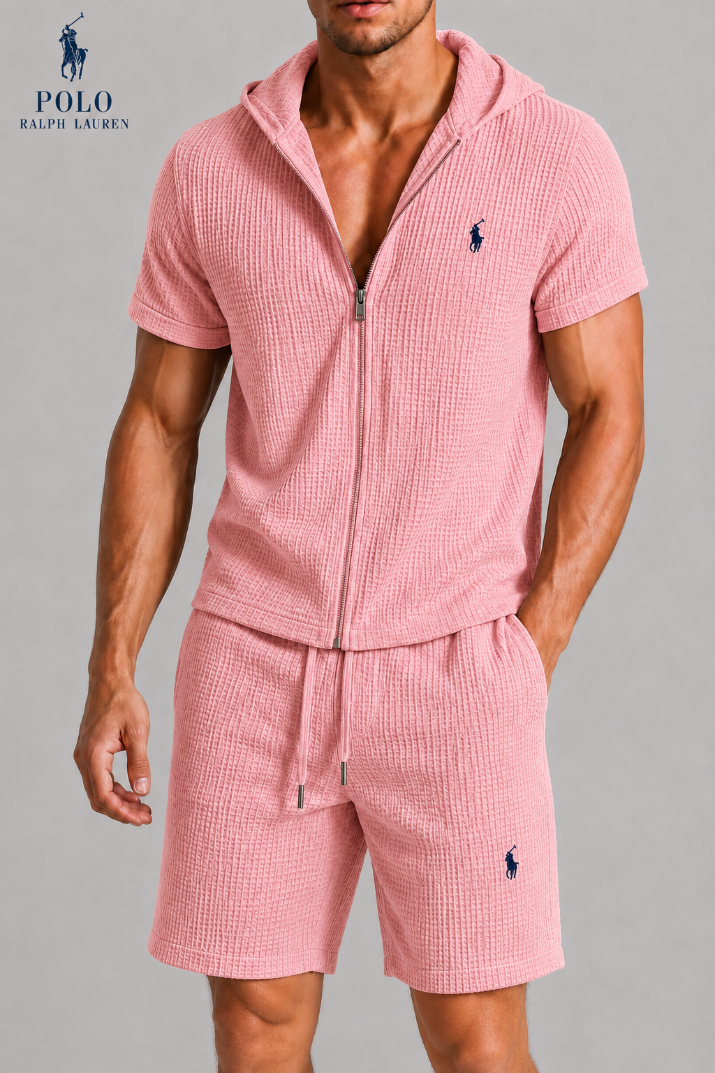 High-quality and comfortable polo shirt set