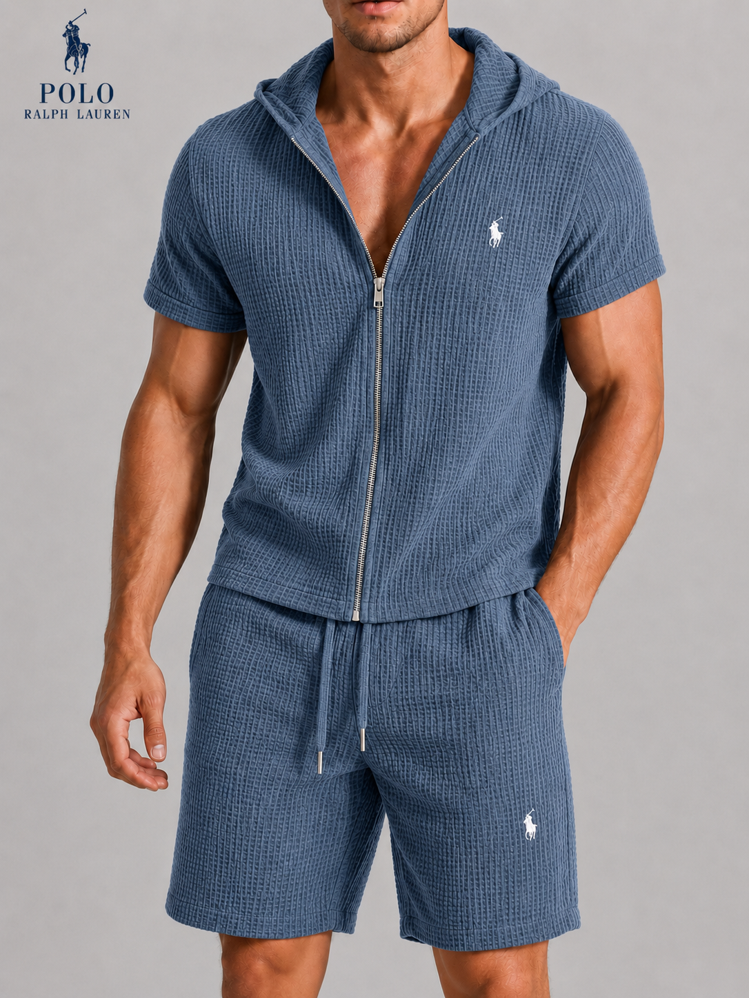 High-quality and comfortable polo shirt set