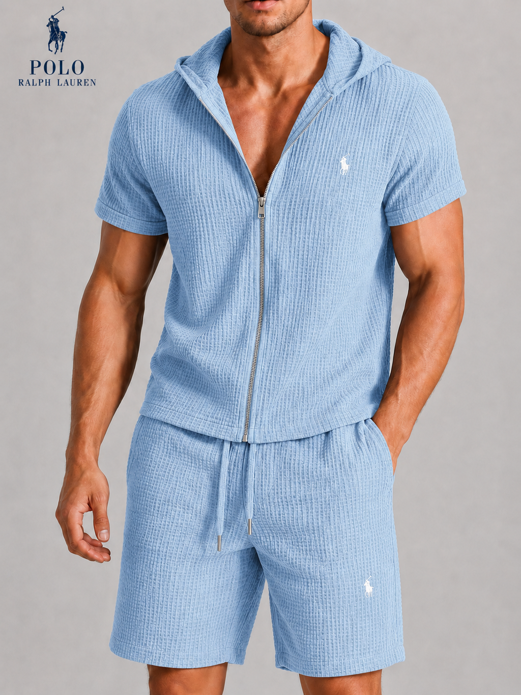 High-quality and comfortable polo shirt set