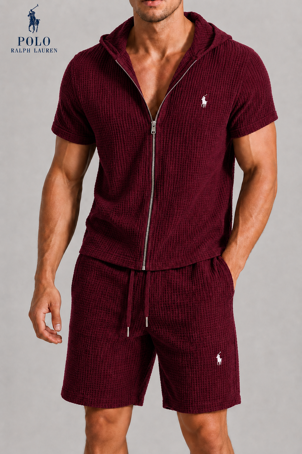 High-quality and comfortable polo shirt set
