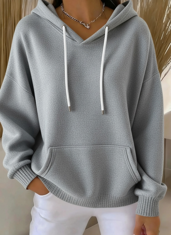 Everyday Casual Jacquard Multicolor Hoodie