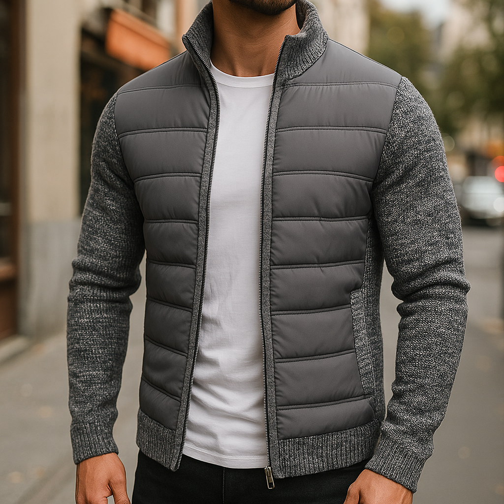 Quilted Fleece Jacket