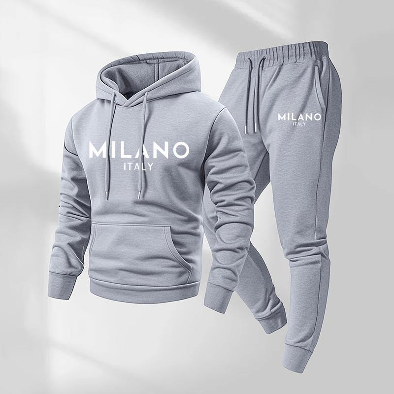 Milano Printed Hoodie and Pants Set