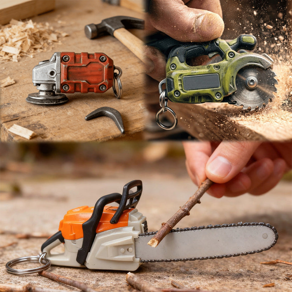 Pocket Power Tool Keychain Set
