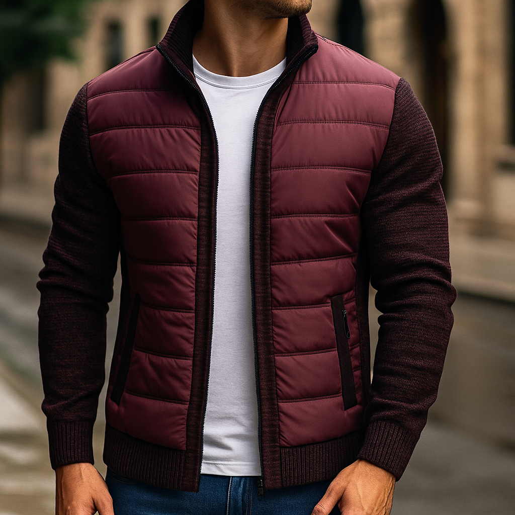 Quilted Fleece Jacket
