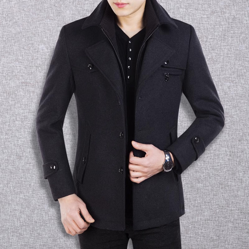 City Classic Wool Shield Coat