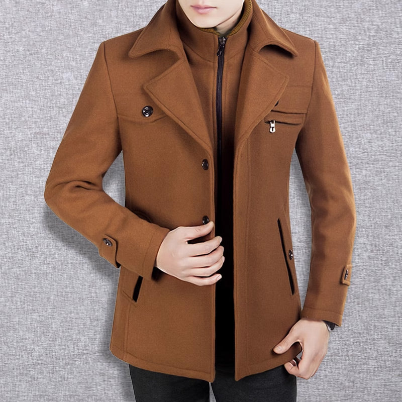 City Classic Wool Shield Coat