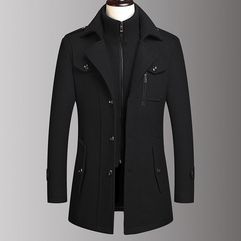 City Classic Wool Shield Coat