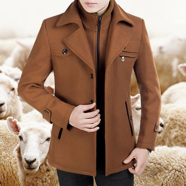 City Classic Wool Shield Coat