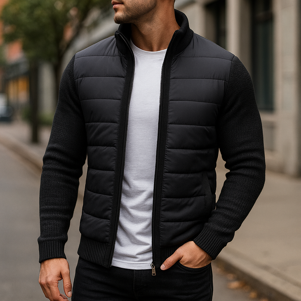 Quilted Fleece Jacket